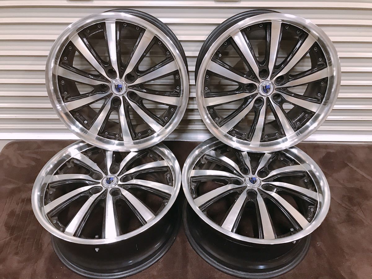 中古 KYOHO STEINER シュタイナー VS5 18×8J ET+38 5穴 PCD114.3 アルミ