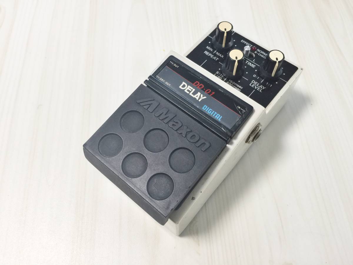 即決 Maxon DD-01 日本製 DELAY 初期デジタルディレイ 注意事項 【公式