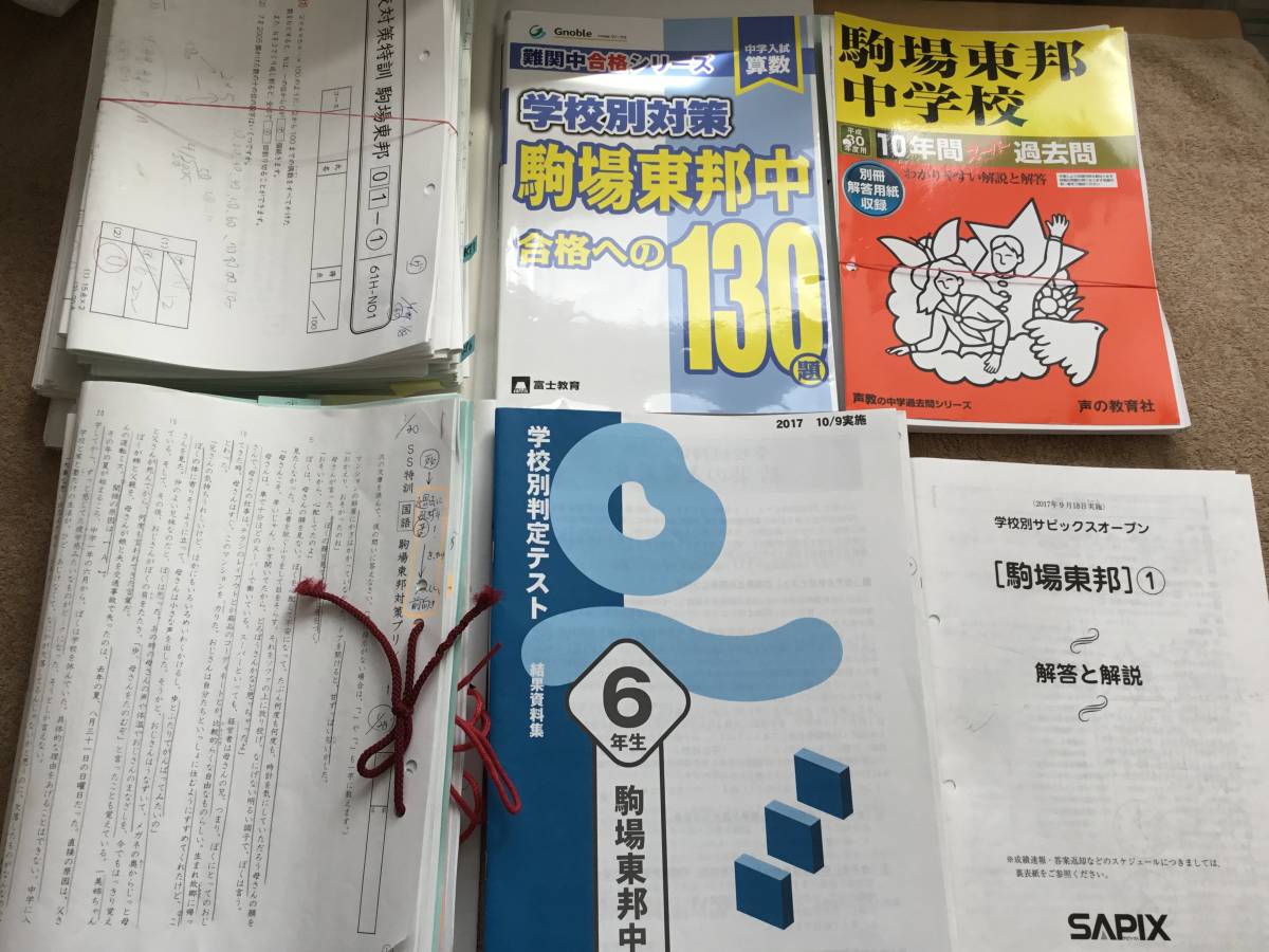 浜学園 小5 灘中合格特訓 確認テスト 灘中合格特訓の中古品 -浜学園
