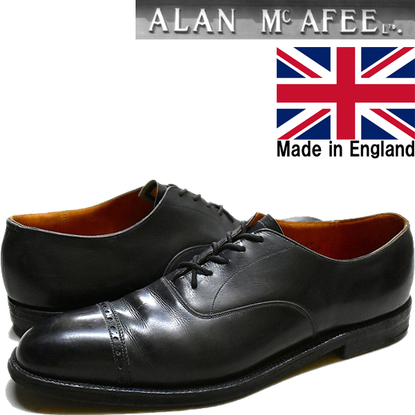 爆買い，限定セール 1点物 イングランド製Alan McAfeeアランマカフィー黒ストレートチップ革靴レザーシューズ古着メンズ29英国製イギリス旧チャーチ879034(28.0cm以上)｜売買されたオークション情報、yahooの商品情報 28.0cm以上