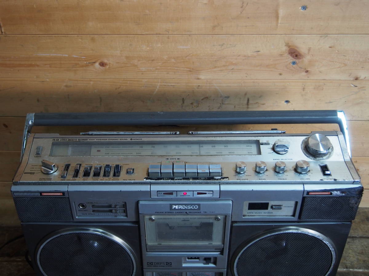 ☆HITACHI 日立 TRK-8280 ステレオ ラジカセ PERDISCO パディスコ