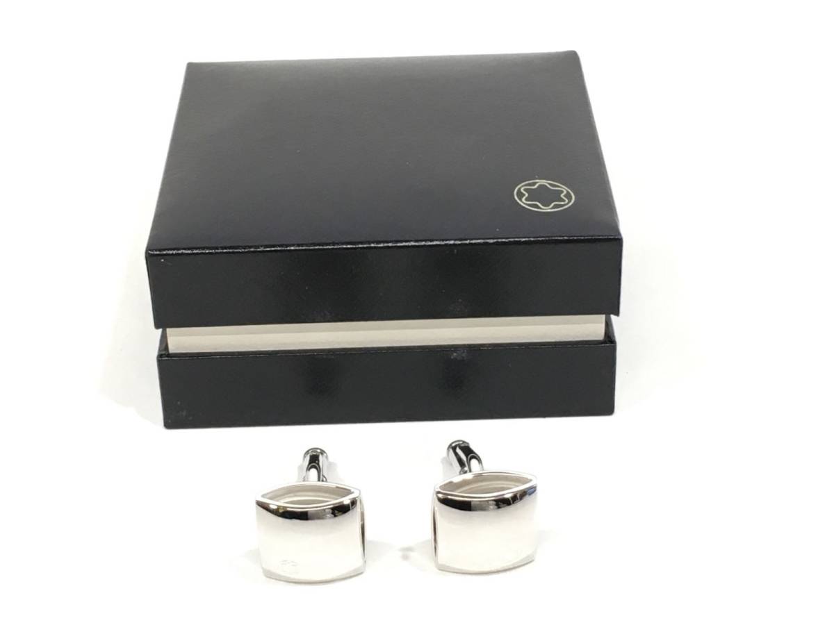 モンブラン MONTBLANC カフスボタン カフリンクス メルカリ シルバー