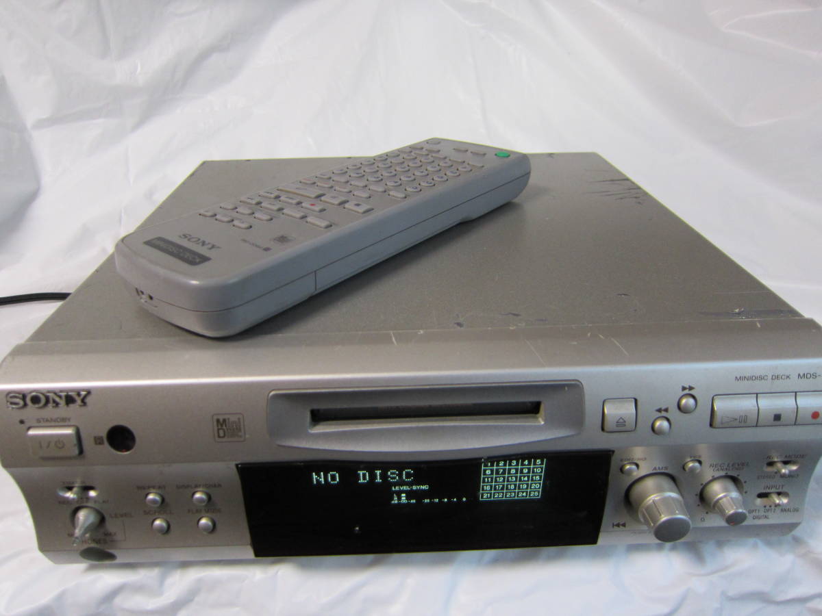 SONY ソニー / MiniDisc Deck ミニディスクデッキ / MDS-S39