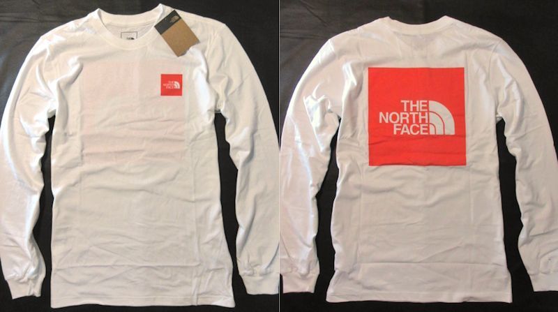 【爆買い，最新作】 本物正規 ノースフェイス 長袖Tシャツ 背面ボックスロゴ BOX XL 白 アメリカ限定/直営モデル/FN4(長袖Tシャツ)｜売買されたオークション情報、yahooの商品情報をアーカイブ公開 - オークファン 男性用