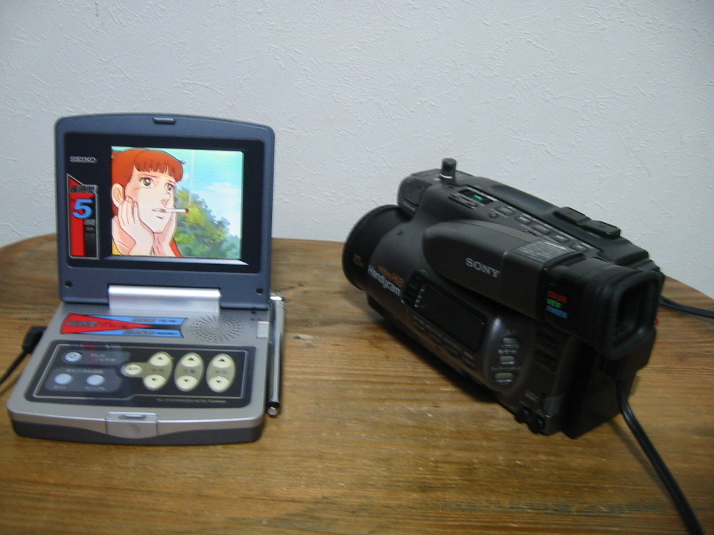テープ再生・撮影OK！☆SONYのHi8⁄8ミリビデオカメラ⁄CCD-TR850 Video8