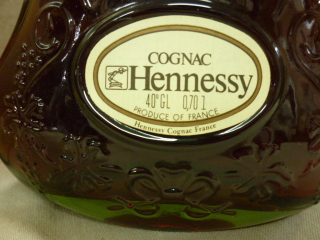 j44☆税込☆ Hennessy (ヘネシー)・【XO・金キャップ・グリーンボトル