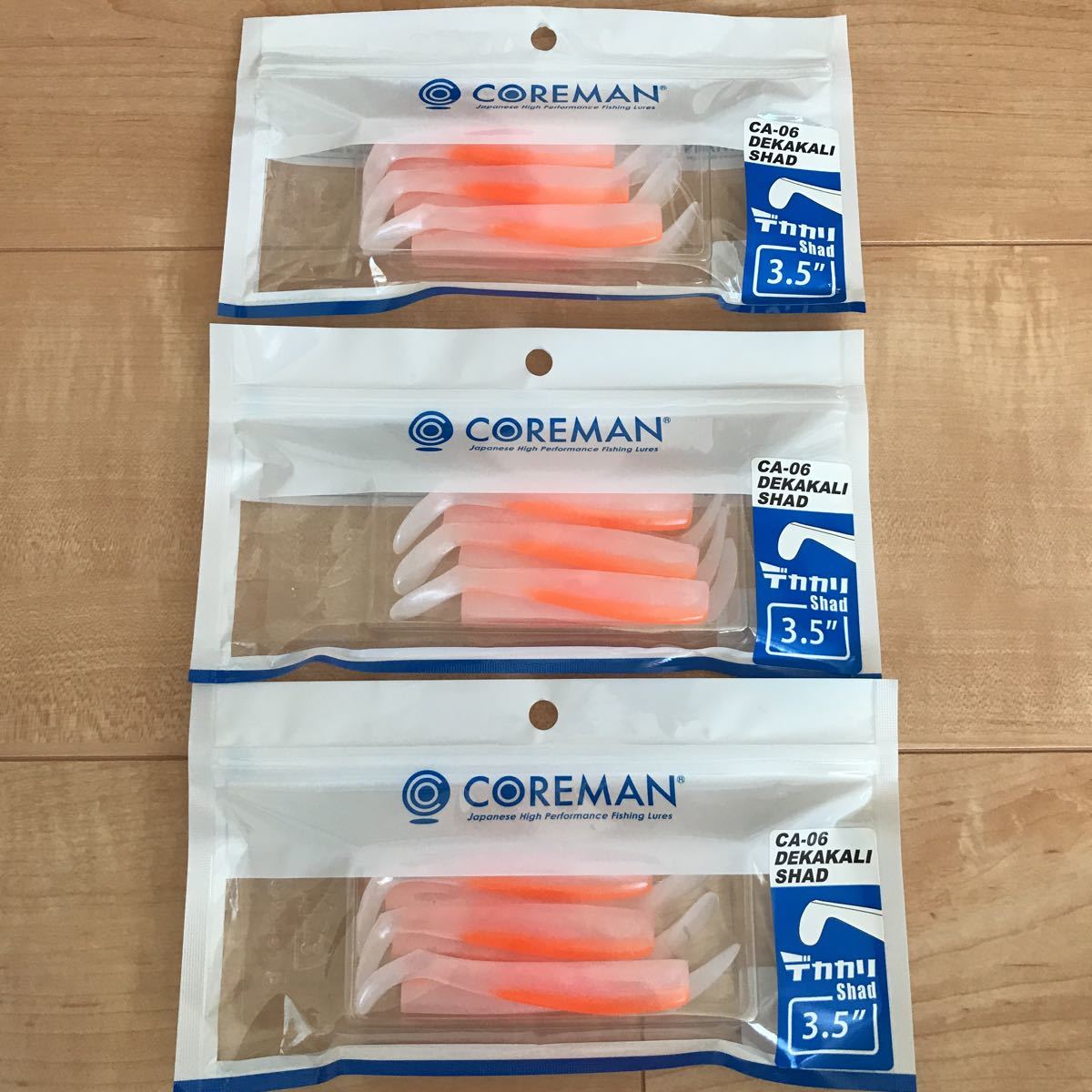 【高品質，得価】 コアマン デカカリシャッド 3.5インチ 泉ナイトSP COREMAN 3袋 VJ(バイブレーション)｜売買されたオークション情報、yahooの商品情報をアーカイブ公開 - オークファン 海水