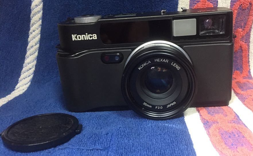 ☆綺麗☆Konica HEXAR Black コニカ コンパクトフィルムカメラ 中古