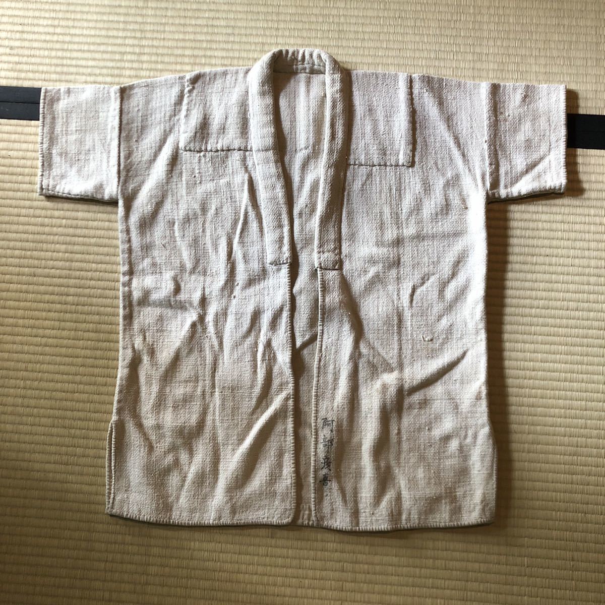 木綿 野良着 着物 古布 ジャパンヴィンテージ 襤褸 藍染 古着 格子模様 