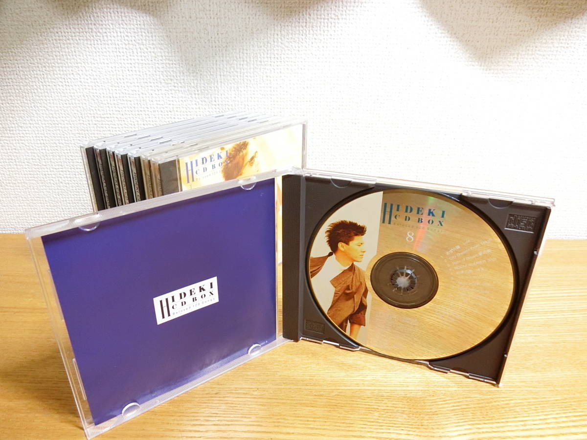 西城秀樹さん HIDEKI CD BOX 8枚組 西城秀樹 HIDEKI Beloved 120Songs 8枚組CD-BOX 西城秀樹 HIDEKI CD