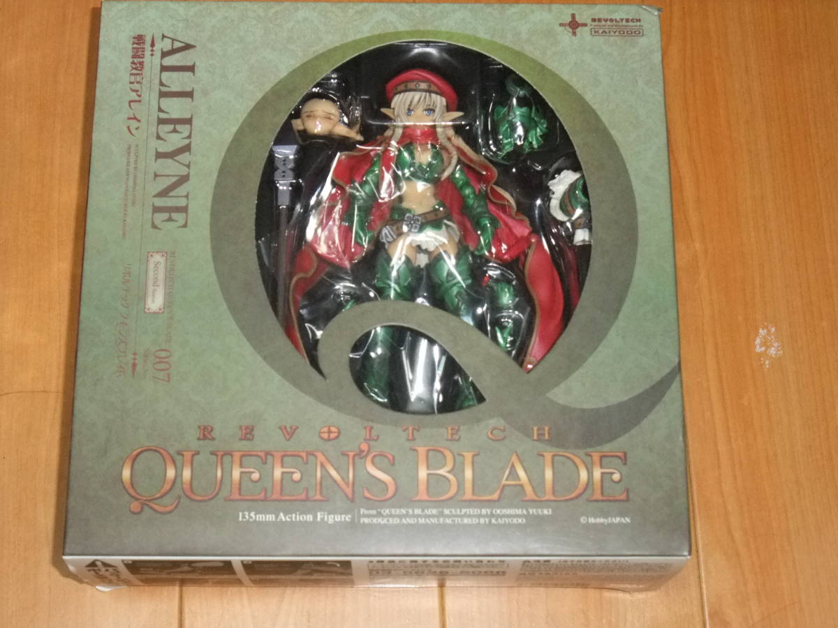 未開封新品 リボルテック 戦闘教官アレイン クイーンズブレイド 海洋堂