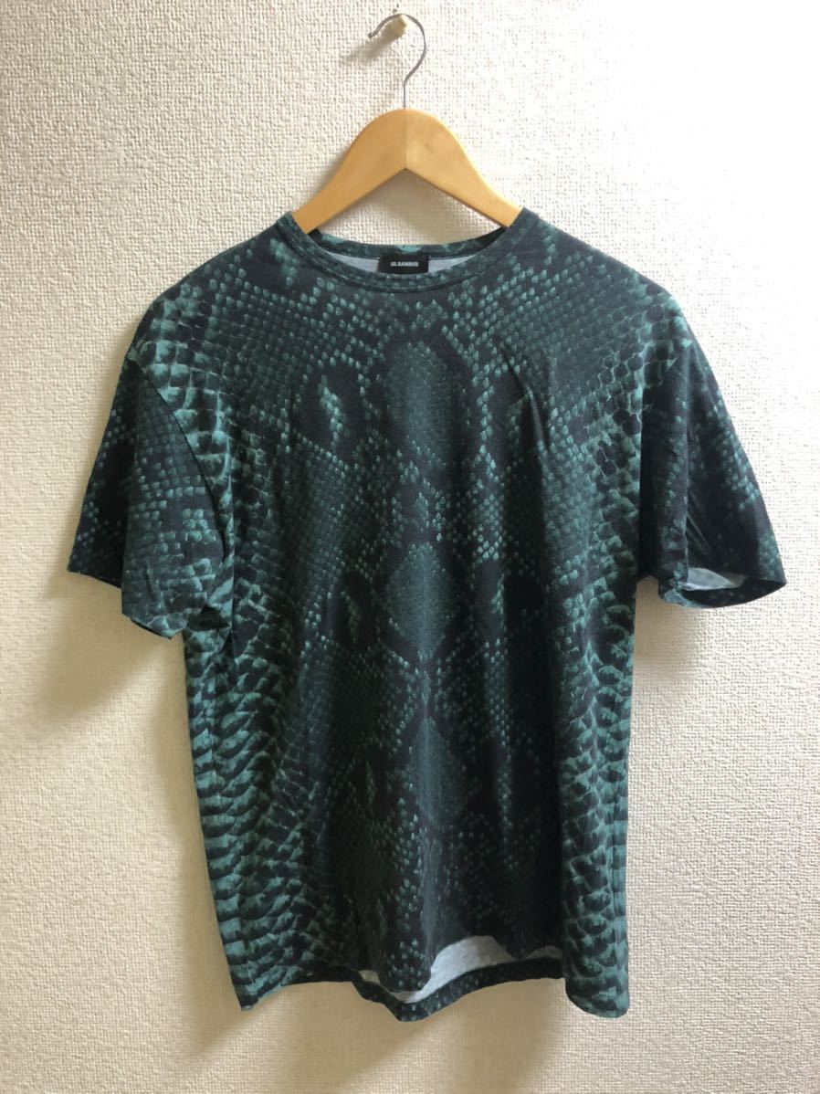 Jil - Sander JIL ジルサンダー SANDER Logo by | パイソン柄Tシャツ