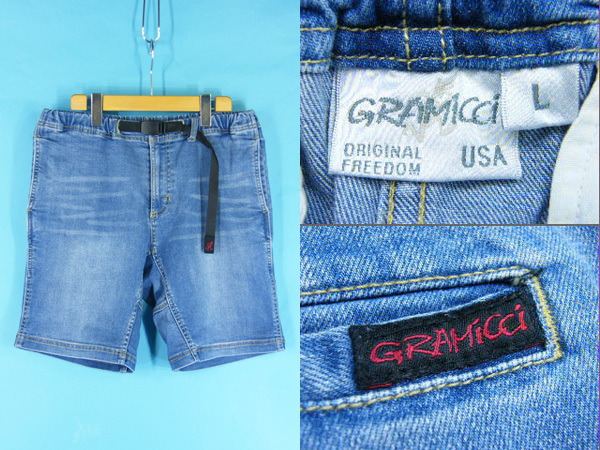 【定番人気，セール】 送料360円 GRAMICCI グラミチ GMP-15S006 NN-SHORTS ニューナロー デニム ショーツ size L #65911 アウトドア ショートパンツ(男性用)｜売買されたオークション情報、yahooの商品情報をアーカイブ公開 - オ 男性用