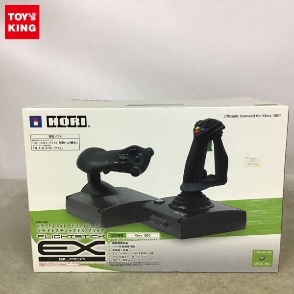  1円 HORI フライトシミュレート コントローラ ーフライトスティックEX / XBOX 360ソフト エースコンバット6 H.A.W.X 対応(アクセサリ、周辺機器)｜売買されたオークション情報、yahooの商品情報をア アクセサリ、周辺機器