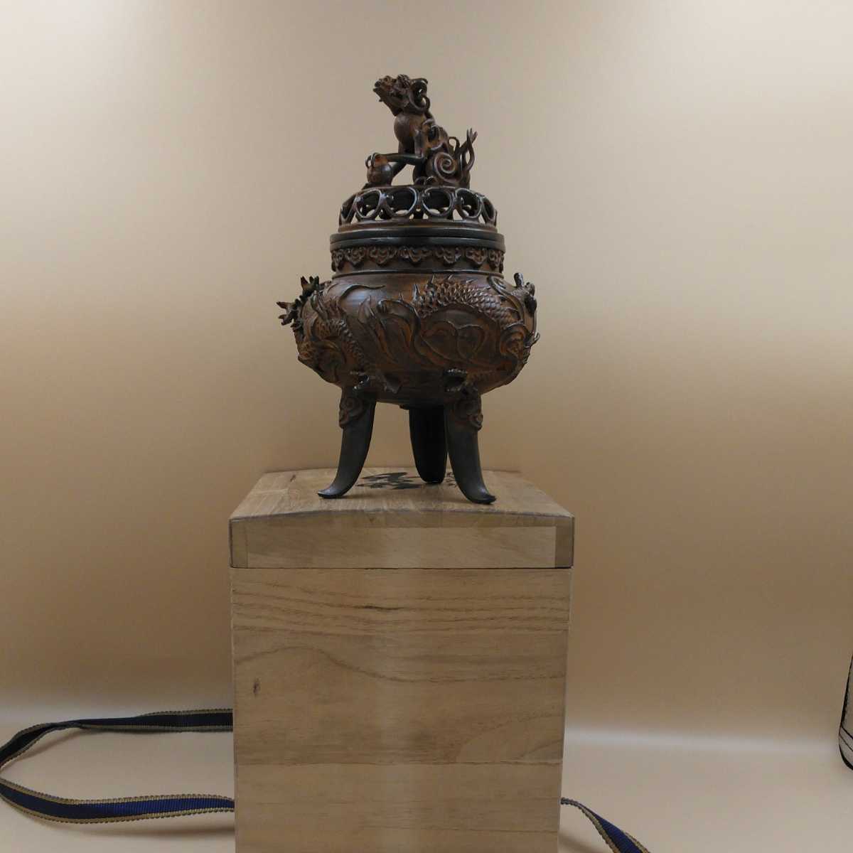 香炉 高岡銅器 須賀月芳 蝋型原型師 伝統高岡銅器 伝統工芸 蝋