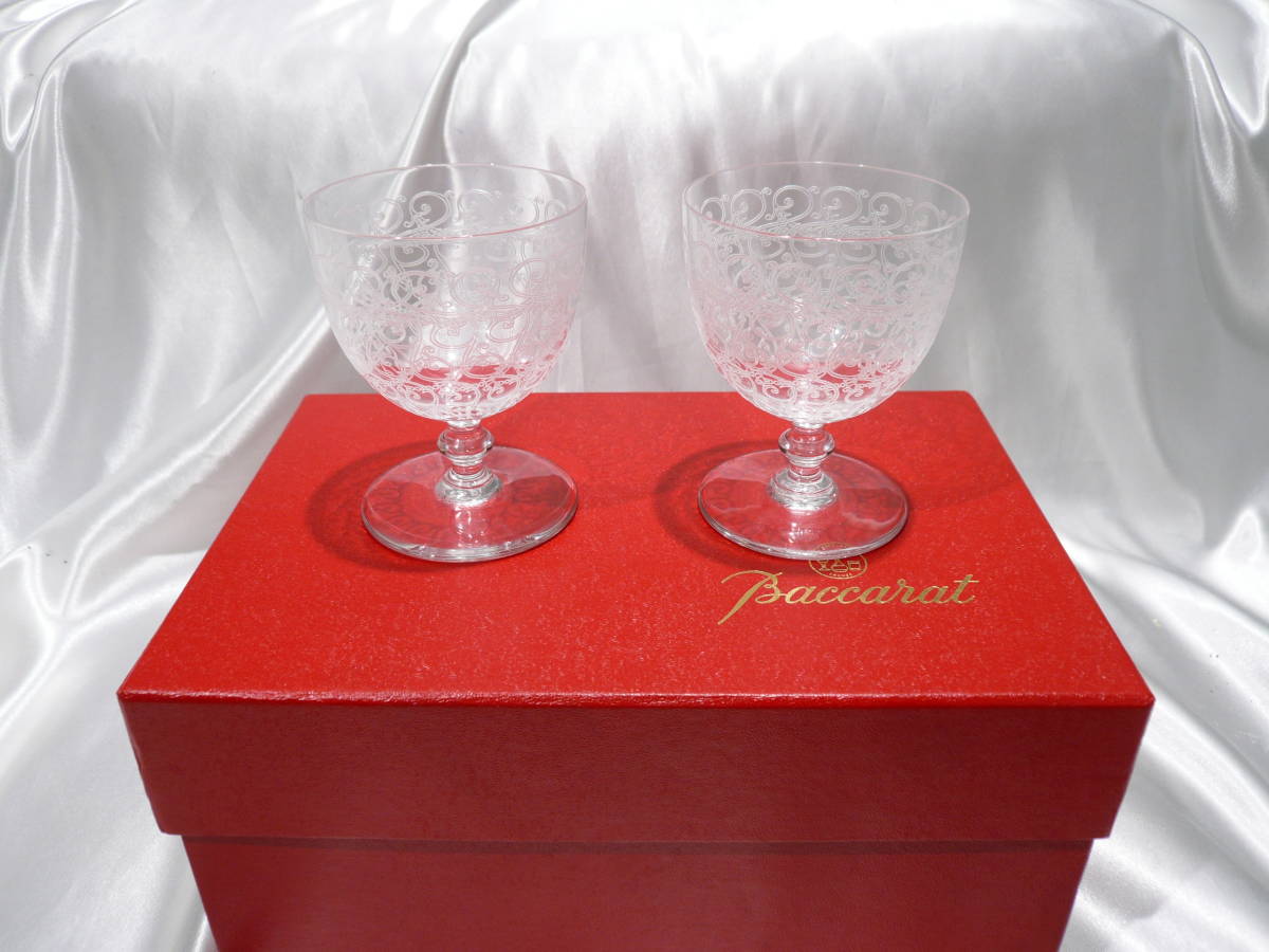 ローハン Baccarat バカラ ワイングラス クリスタル ペア グラス 
