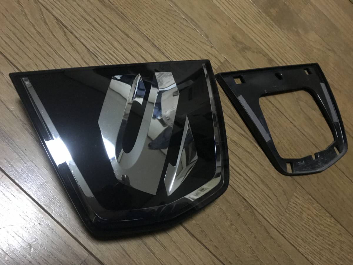 希少 アルファード 30系 前期 フロント グリル エンブレム ミリ波 プリ 