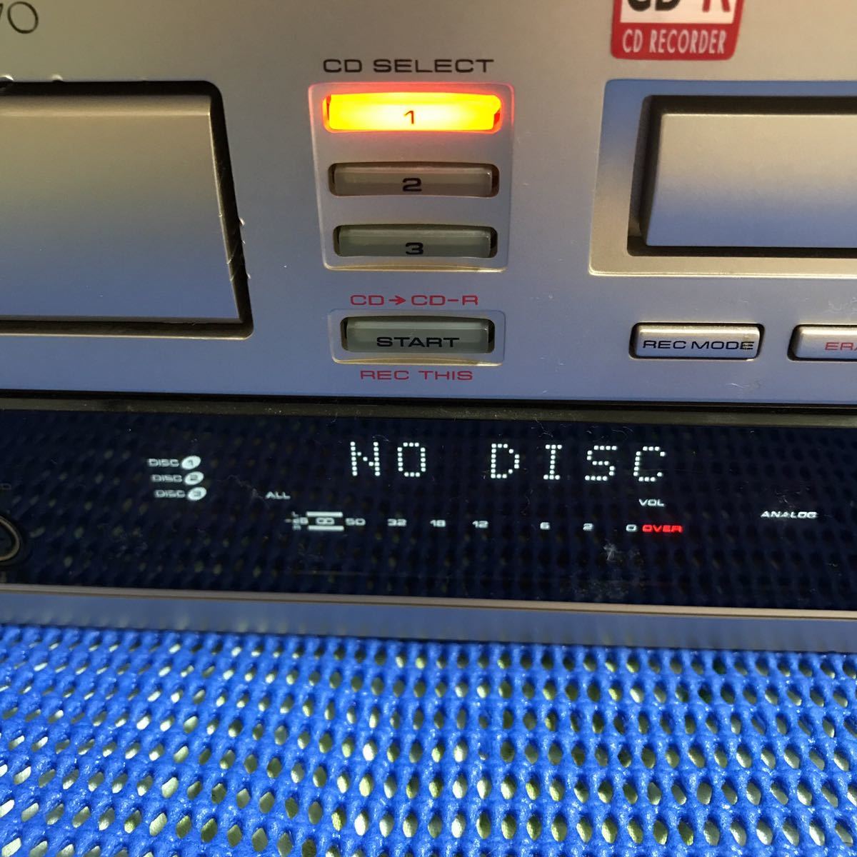 ジャンク品 パイオニア PDR-WD70 Pioneer 3CDチェンジャー レコーダー