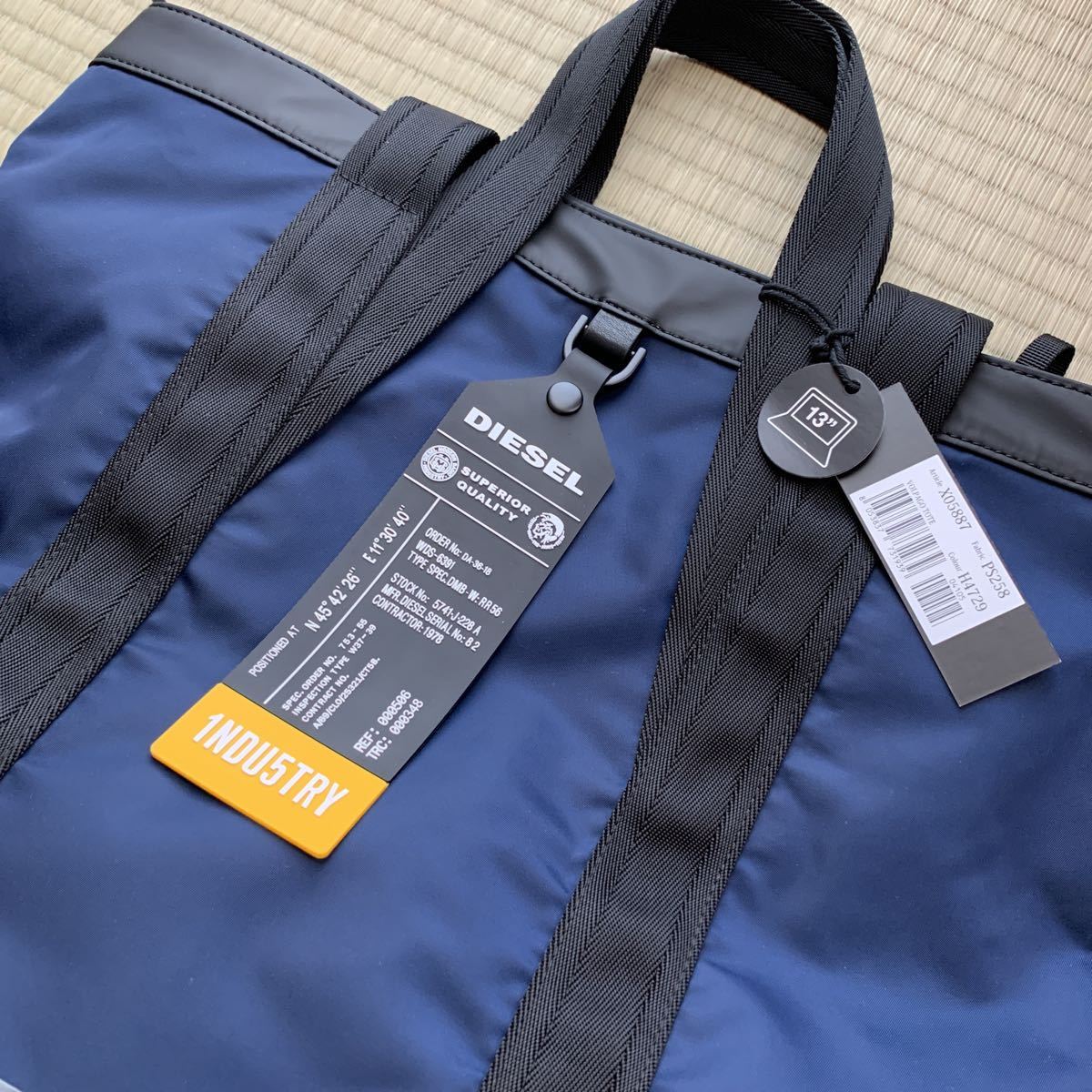 DIESEL ディーゼル VOLPAGO TOTE トートバッグ ショルダーバッグ 