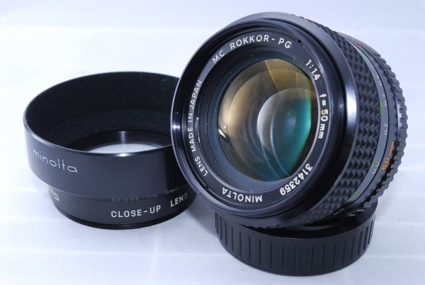 中古(ミノルタ) MINOLTA MC ROKKOR-PG 50⁄1.4(MD⁄SR)｜ナニワ