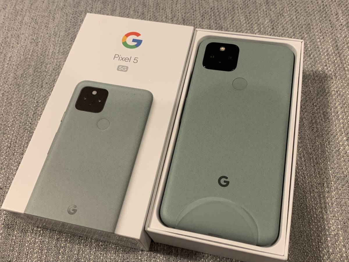 【新品 送料無料】Google Pixel5 5G simフリー 128GB Sorta Sage ソータセージ ネットワーク○ Pixel 5_1