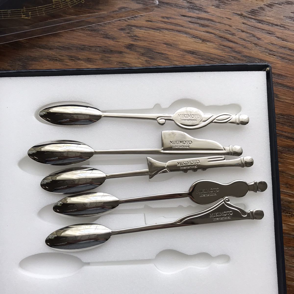 ミキモト MIKIMOTO ティースプーン 5本セット 楽器 パール 音楽 ピアノ