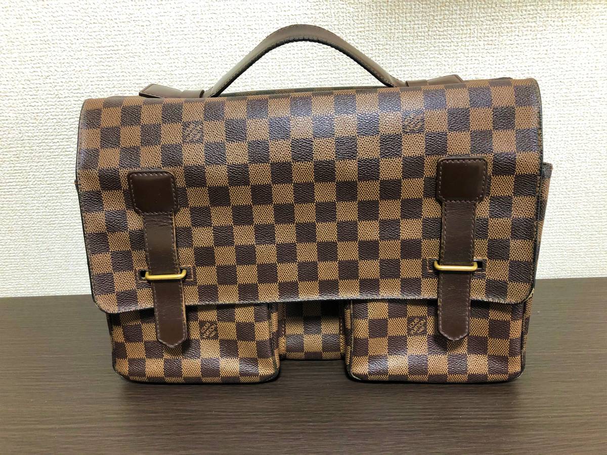 美品】ルイヴィトン ダミエブロードウェイショルダーバッグ 定価14万円 