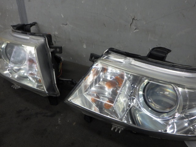 即決 H21年 AZワゴン MJ23S 純正 ヘッドライト 左右セット HID KOITO