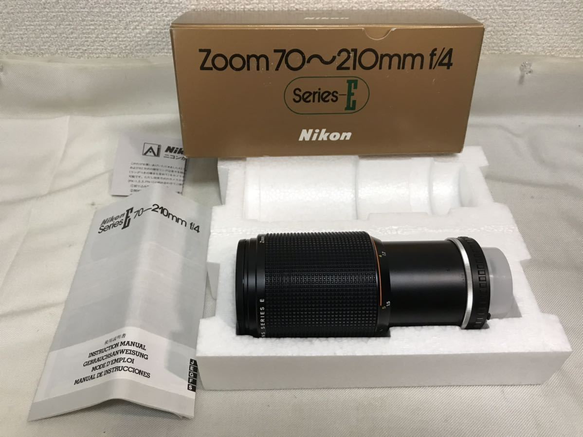 新作入荷，大人気 Nikon ニコン Series E zoom 70-210mm f4 レンズ ジャンク 取説/元箱あり T0082403(ニコン)｜売買されたオークション情報、yahooの商品情報をアーカイブ公開 - オークファン ニコン