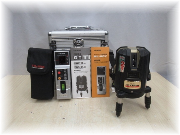 【全国無料，送料無料】 J3177 TAJIMA タジマ レーザー 墨出し器 受光器セット GT6R-Xi / IP56(光学測定器)｜売買されたオークション情報、yahooの商品情報をアーカイブ公開 - オークファン 光学測定器