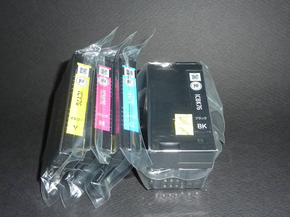  エプソン純正 インクカートリッジ IC4CL76 ICBK76 ICM76 ICY76 ICC76 EPSON 品(エプソン)｜売買されたオークション情報、yahooの商品情報をアーカイブ公開 - オークファン エプソン