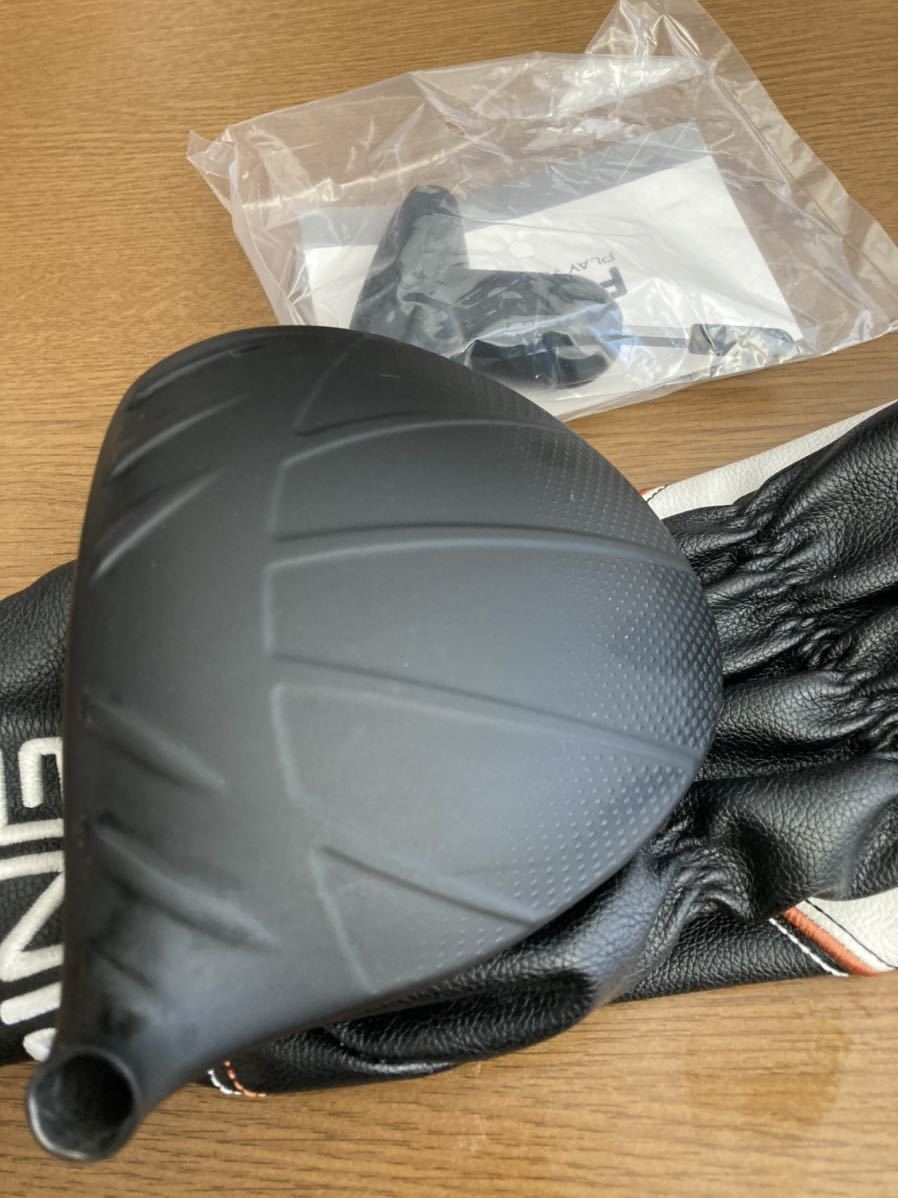 G400 PING ドライバー ヘッドのみ SFT ピン 10° ドライバーヘッドのみ g400 ping 付属品付PING 10度 専用ヘッドカバー・専用レンチ付き ヘッドの通販 ヘッドカバー・レンチ 中古ヘッドのみの出品です。フィンに小さな塗装