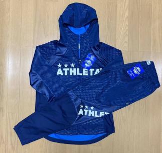 【新作，安い】 ATHLETA アスレタ ウィンドブレーカー上下セット Sサイズ(上下セット)｜売買されたオークション情報、yahooの商品情報をアーカイブ公開 - オークファン ジャージ