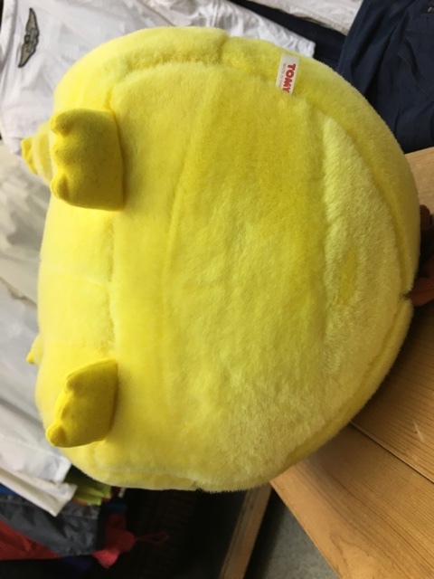 等身大 初期 ピカチュウ 1/1 ぬいぐるみ ポケモン TOMY 全長40x幅28x