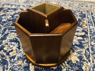 新品同様！】 豊岡クラフト 八角 ロータリー スタンド 回転式 リモコン
