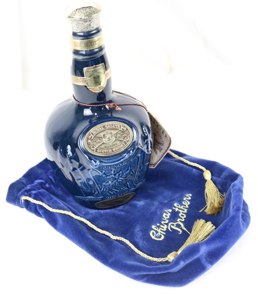 ト滝】古酒 ROYALSALUTE ロイヤルサルート 21年 21YEARS OLD BLENDED