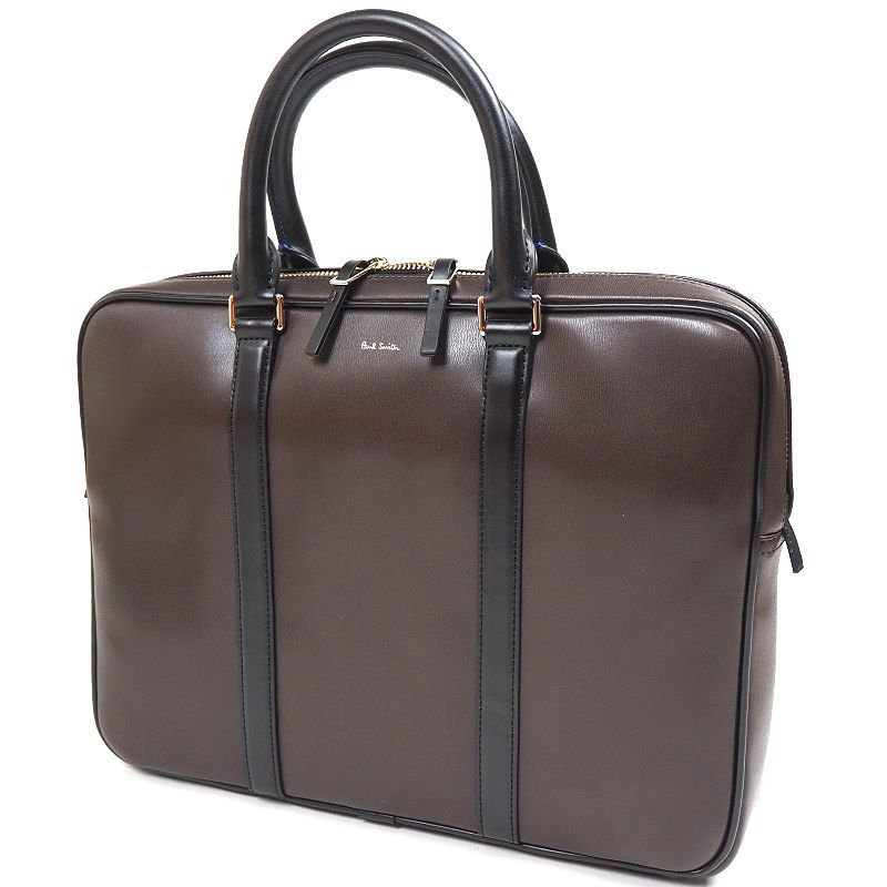 新品 Paul Smith ポールスミス PSN222 シティエンボス 床革 ブリーフ 