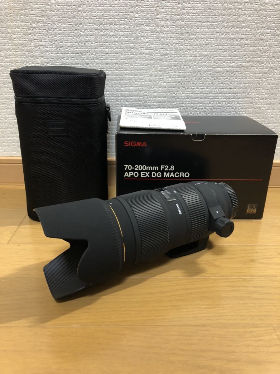 SIGMA 70-200mm f2.8 APO EX DG MACRO for Nikon シグマ ニコン 美品