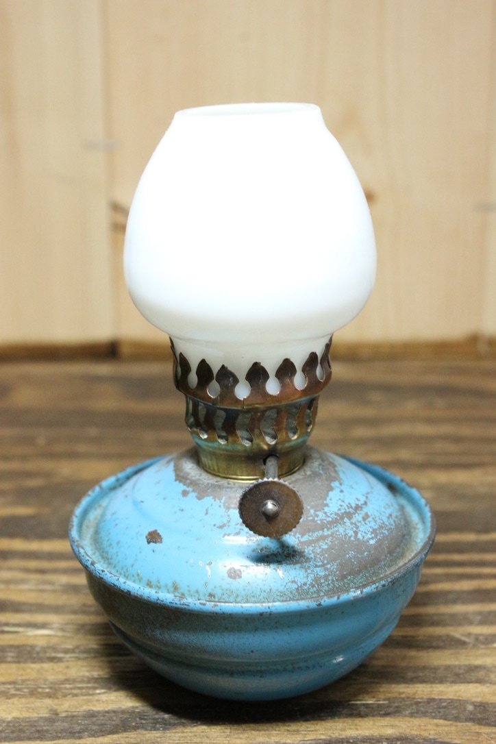 ◇Kelly Lamp ケリーランプ 水色 アンティーク ヴィンテージ オイル