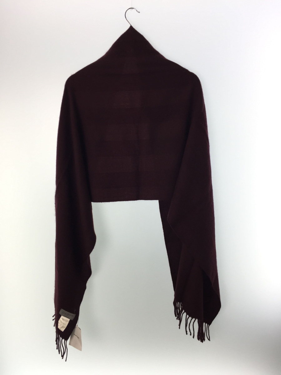 yohji yamamoto POUR HOMME◇マフラー/ウール/BRD/無地/HBーL02-504