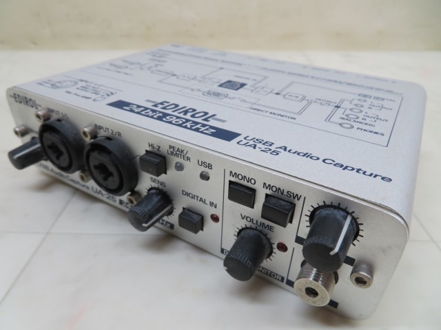 UA-25 USB - EDIROL Roland Audio オーディオインターフェイス Capture Interface Edirol メルカリ 楽器 USBオーディオ