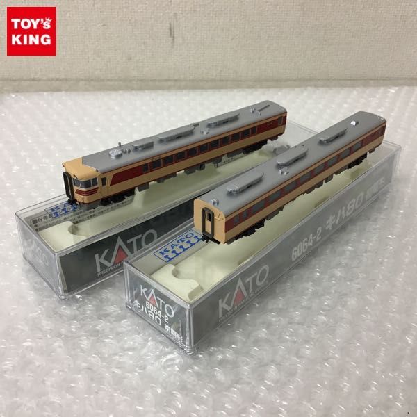 1円～ KATO Nゲージ 6068 キハ82 900、6064-2 キハ80 初期形 /鉄道模型