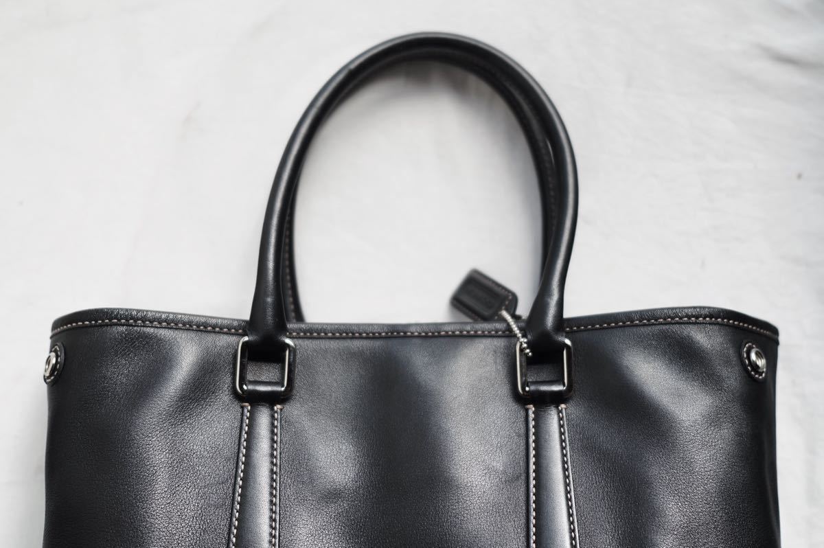 希少 未使用品級 コーチ COACH トートバッグ バッグ ビジネスバッグ 黒
