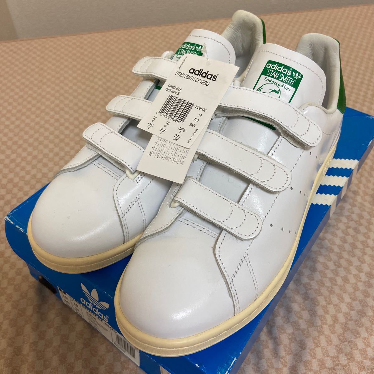 お得，爆買い adidas アディダス スタンスミス コンフォート NIGO 28.5cm(28.5cm)｜売買されたオークション情報、yahooの商品情報をアーカイブ公開 - オークファン 28.5cm