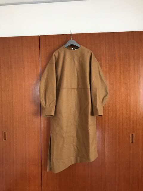 □試着のみ 7万2600円 HYKE ウール ワンピース ドレス 1 羊毛 タグ付き  