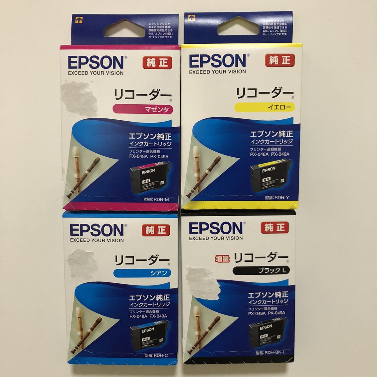  エプソン純正 リコーダー RDH-4CL 相当 ブラックは増量 RDH-BK-L RDH-C RDH-M RDH-Y の4個セット 推奨使用期限たっぷり有り(エプソン)｜売買されたオークション情報、yahooの商品情報をアーカイブ公開 エプソン