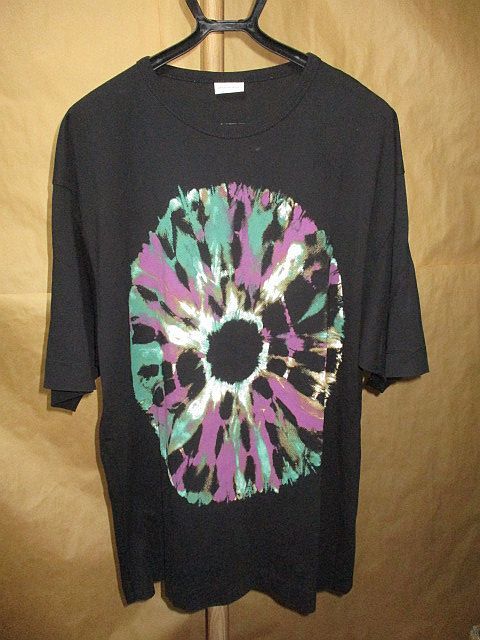 DRIES VAN NOTEN　ドリスヴァンノッテン　19AW タイダイ　ビッグ　オーバー　Tシャツ　黒48