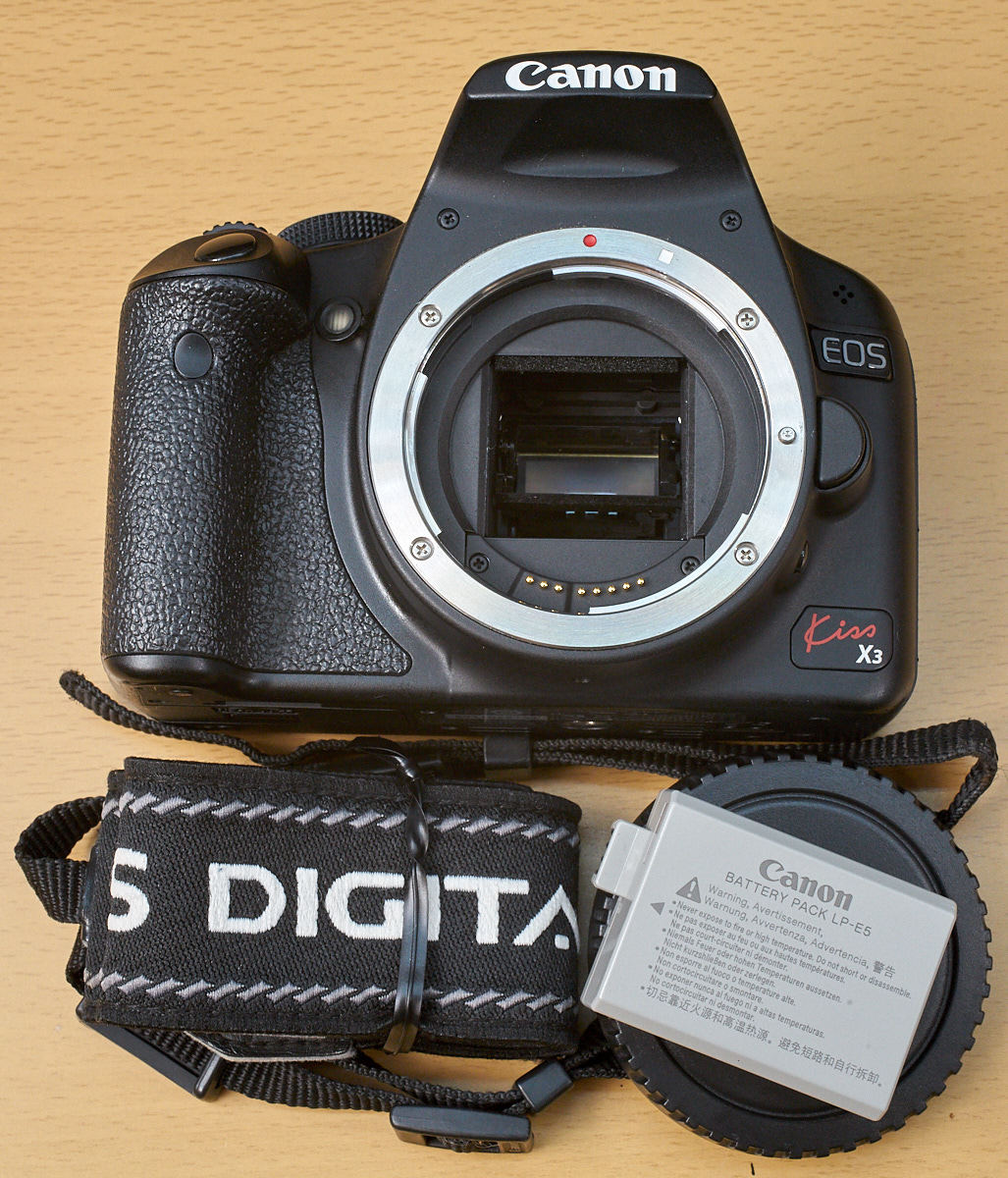 CANON EOS KISS X2 (33) 綺麗！ 6059ショット キャップ/ストラップ