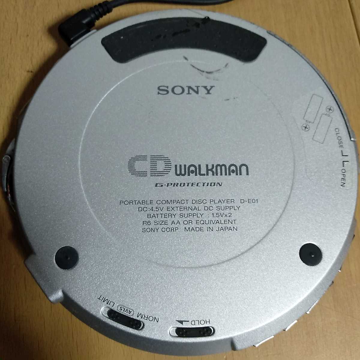 SONY CD WALKMAN D-E01 高音質 スロットイン純正リモコン付