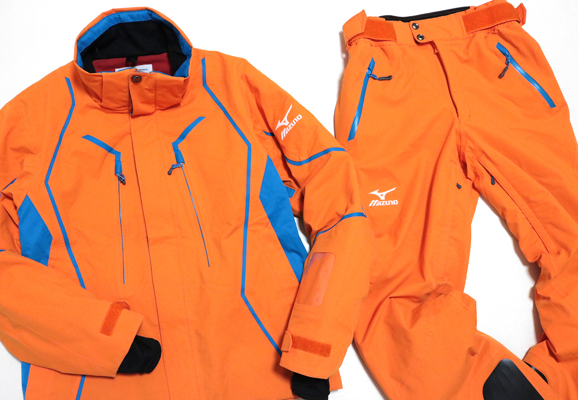 限定セール，高品質 mizuno スキーウェア セ上下セット オレンジ S 中綿入り ジャケット パンツ BREATH THERMO & REFLECTION GEAR使用 ミズノ ZS-15(上下セット)｜売買されたオークション情報、yahooの商品情報をアーカイブ 男性用